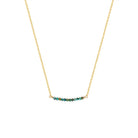 Gold Filled Turquoise Line Necklace Gold 1 - Australian Jewellery Brand Bowerbird Jewels