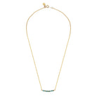 Gold Filled Turquoise Line Necklace Gold 3 - Australian Jewellery Brand Bowerbird Jewels