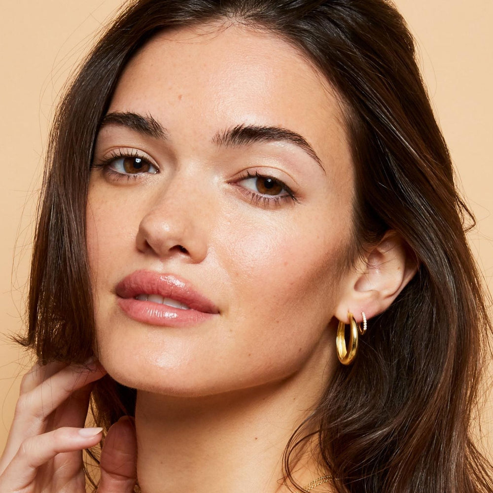 Gypsy Hoops Gold 2 - Bowerbird Jewels - Online Jewellery Store
