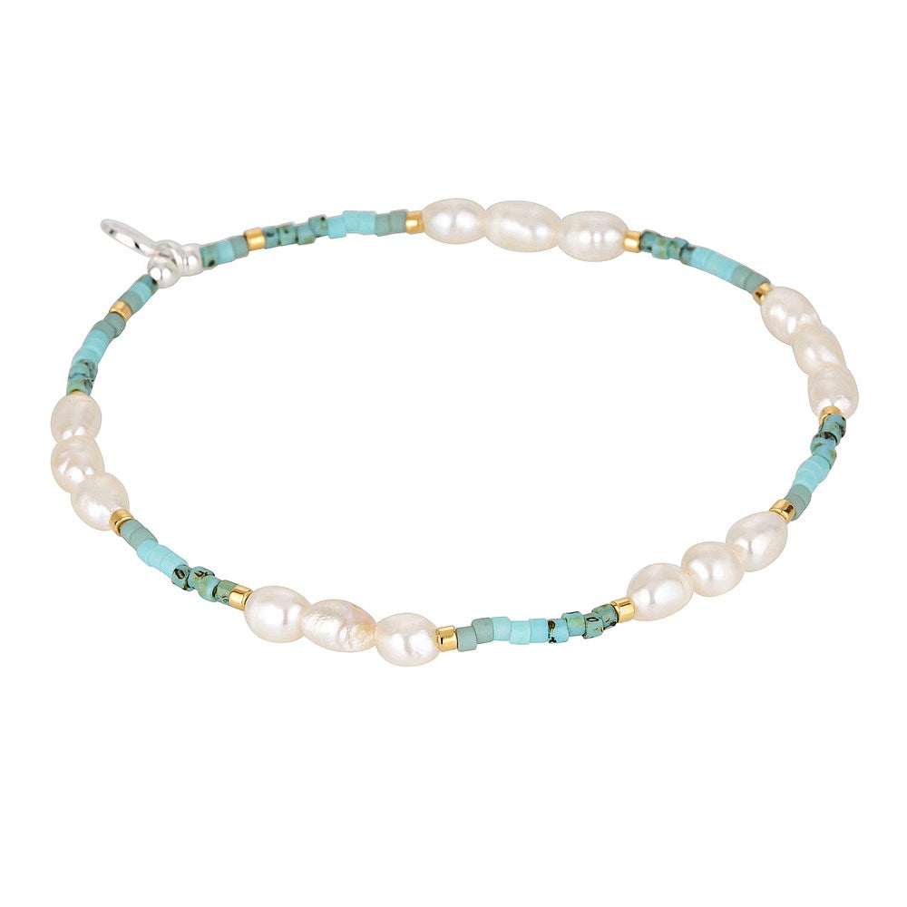 Moonstruck Pearl Stacking Bracelets Bora Bora 1 - Bowerbird Jewels - Online Jewellery Store