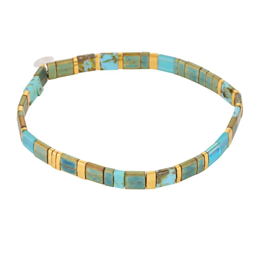 Mosaic Bracelet - Moss 1 - Australian Jewellery Brand Bowerbird Jewels