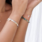 Mosaic Bracelet - Slate 2 on model-Australian Jewellery Brand Bowerbird Jewels