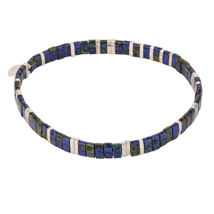 Mosaic Bracelets Lapis 1 - Bowerbird Jewels - Online Jewellery Store