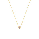Nova Amethyst Necklace in 18K Gold Vermeil or Silver Gold 1 - Australian Jewellery Brand Bowerbird Jewels