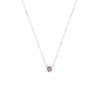 Nova Amethyst Necklace in 18K Gold Vermeil or Silver Silver 1 - Australian Jewellery Brand Bowerbird Jewels