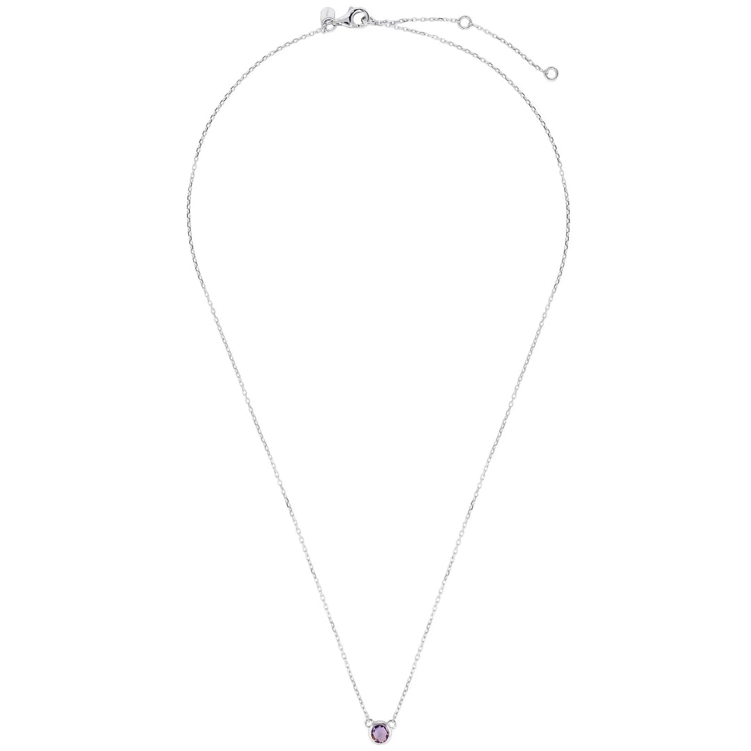 Nova Amethyst Necklace in 18K Gold Vermeil or Silver Silver 2 - Australian Jewellery Brand Bowerbird Jewels