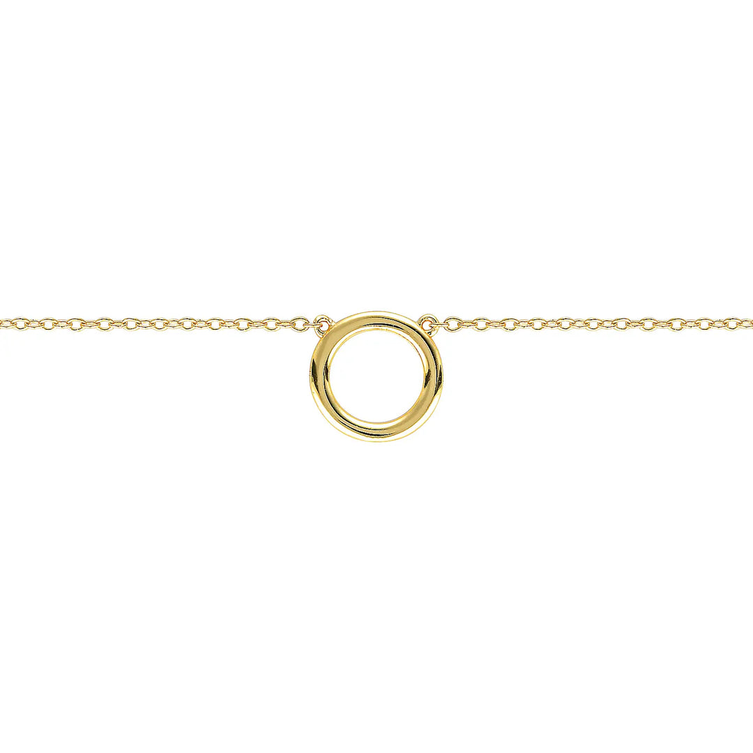 Orbit Circle Necklace in Silver and Gold Gold 3 - Australian Jewellery Brand Bowerbird Jewels