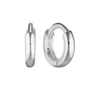 Petite Huggie Hoop Earrings 9.0mm Silver 1 - Australian Jewellery Brand Bowerbird Jewels