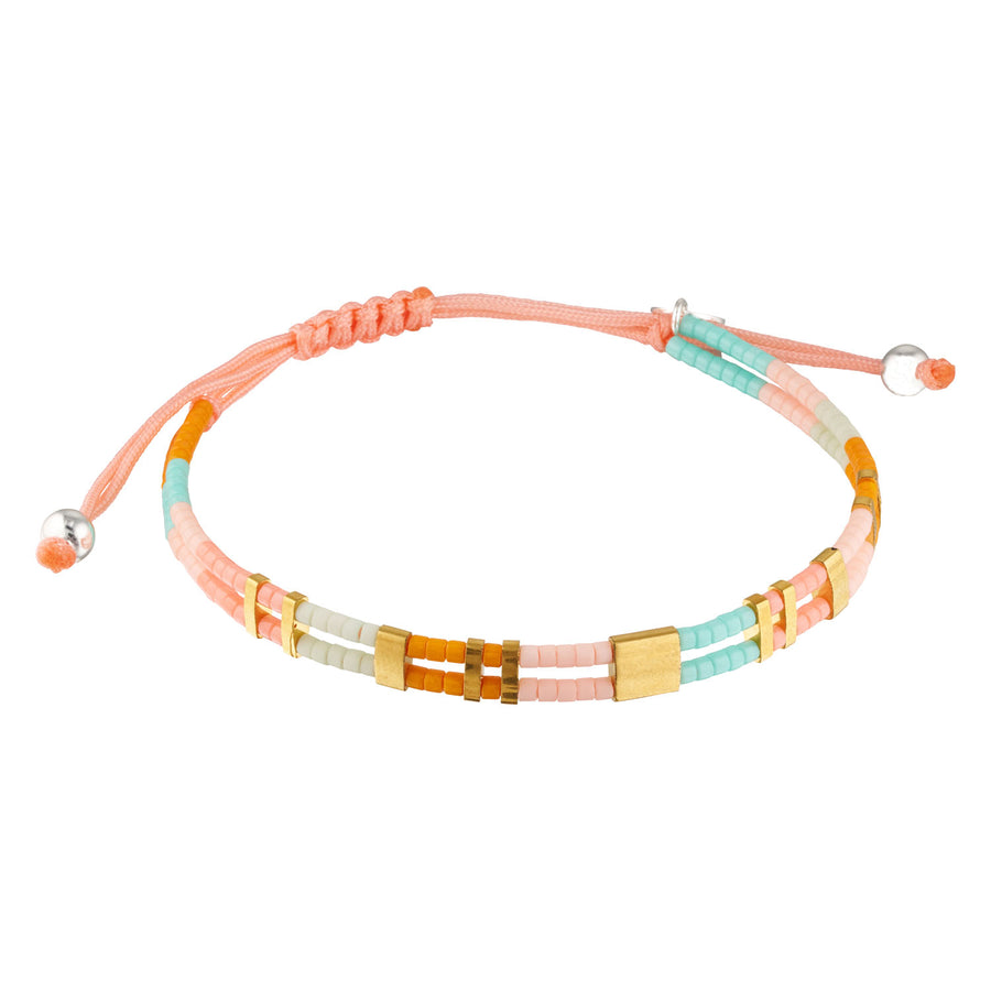 Prism Beaded Stacking Bracelet - Opal-Australian Jewellery Brand Bowerbird Jewels
