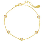 Ripples White Opalite Bracelet Gold 1 - Australian Jewellery Brand Bowerbird Jewels