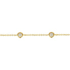 Ripples White Opalite Bracelet Gold 2 - Australian Jewellery Brand Bowerbird Jewels