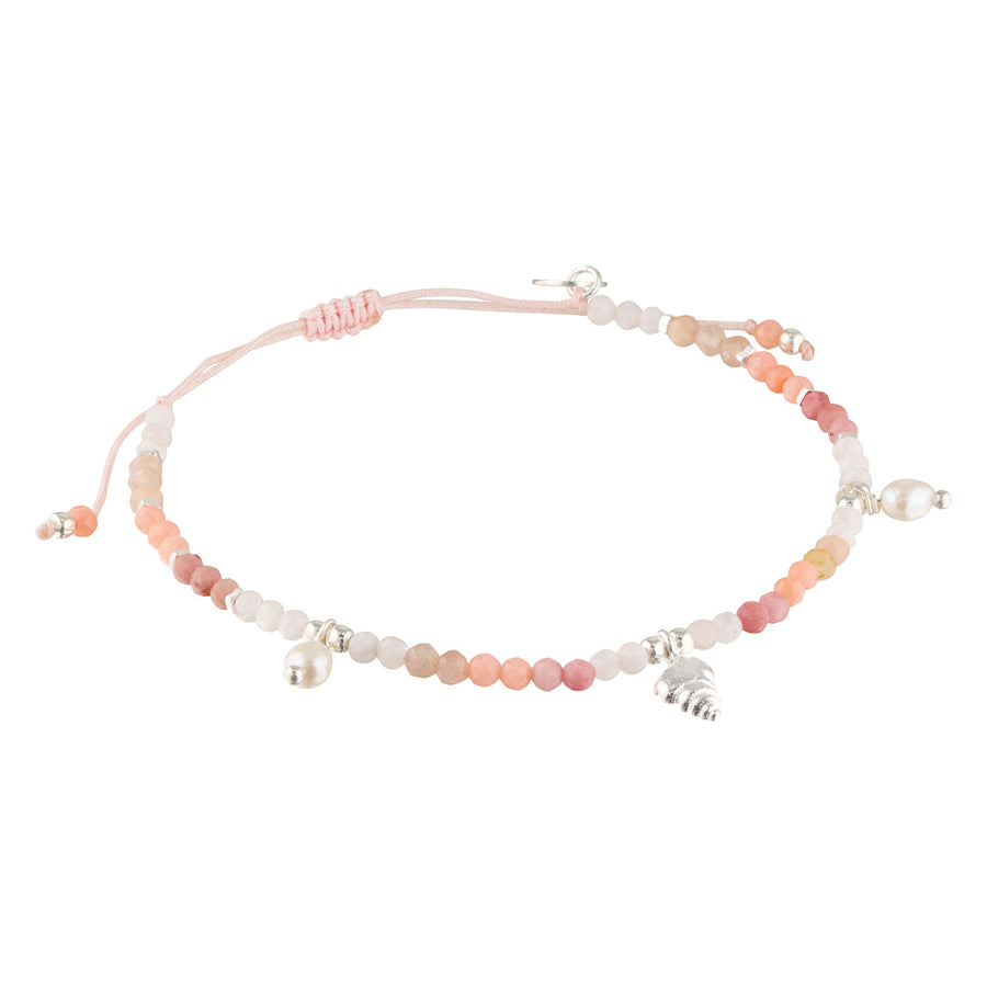 Saltwater Shell, Pearl and Gemstone Stacking Bracelet-Australian Jewellery Brand Bowerbird Jewels