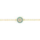 Silver Evil Eye Bracelet Gold 2 - Australian Jewellery Brand Bowerbird Jewels