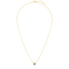Silver Evil Eye Necklace Turquoise Glass and Gold 3 - Bowerbird Jewels - Online Jewellery Store