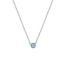 Silver Evil Eye Necklace Turquoise Silver 1 - Australian Jewellery Brand Bowerbird Jewels