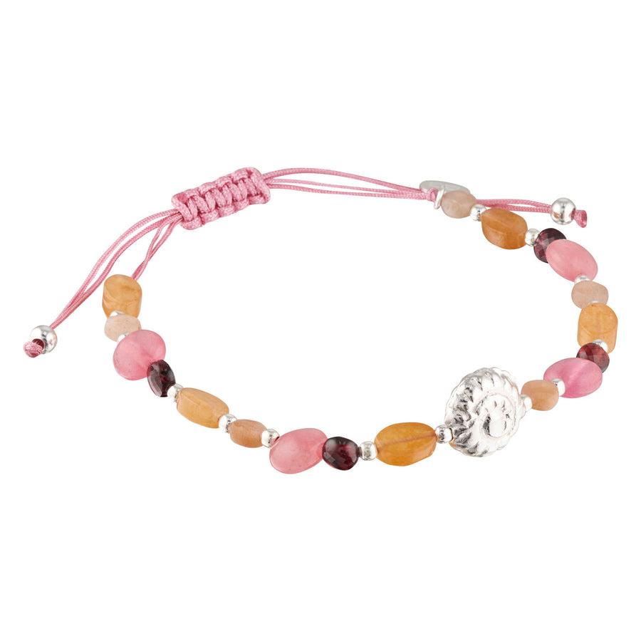 Silver Shell Utah Gemstone Stacking Bracelet-Australian Jewellery Brand Bowerbird Jewels