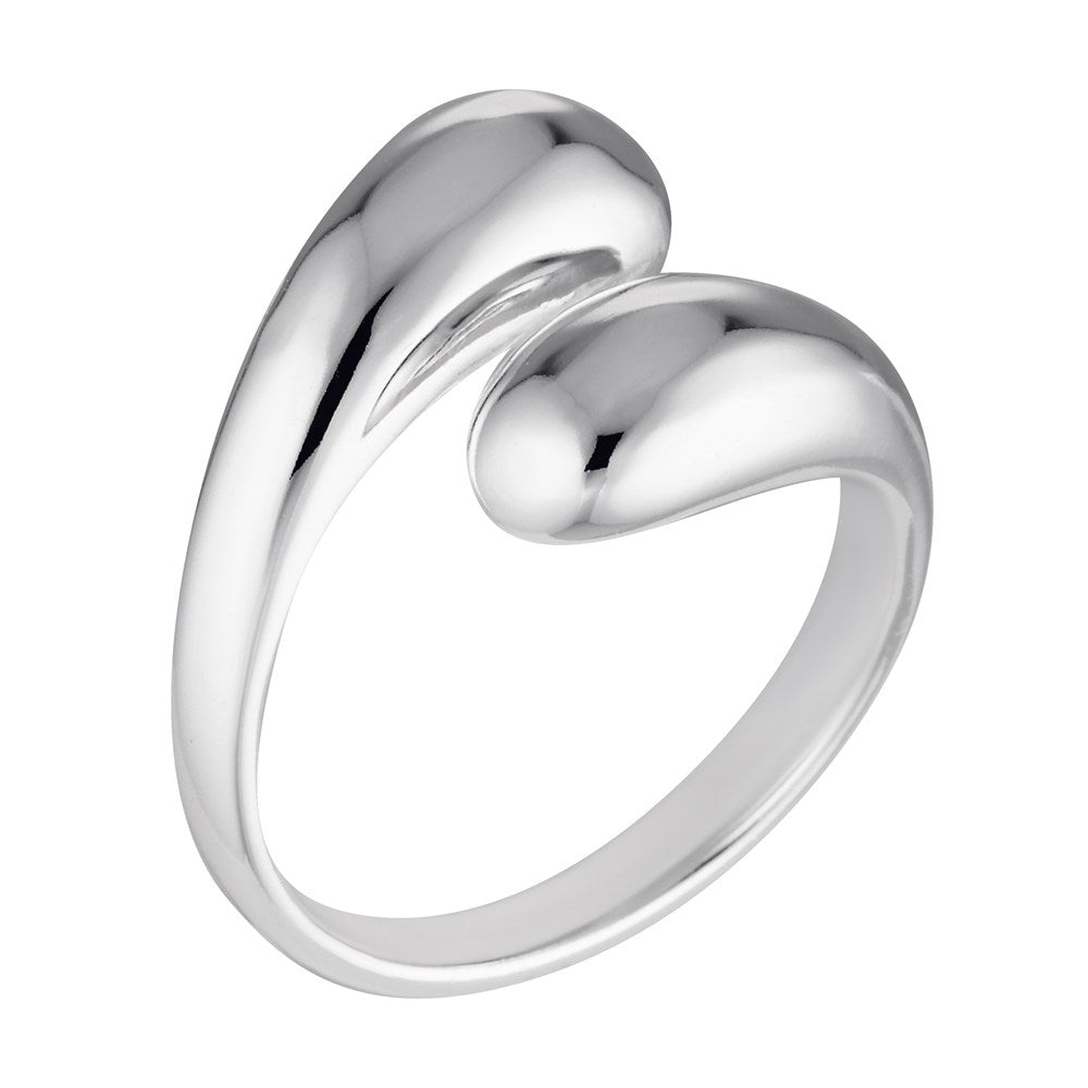 Silver Split Dome Ring Silver 3 - Bowerbird Jewels - Online Jewellery Store