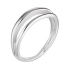 Silver Split Shank Ring Silver 3 - Bowerbird Jewels - Online Jewellery Store