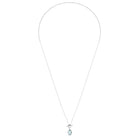 Skylark Blue Topaz Necklace in 18K Gold Vermeil or Silver Silver 2 - Australian Jewellery Brand Bowerbird Jewels
