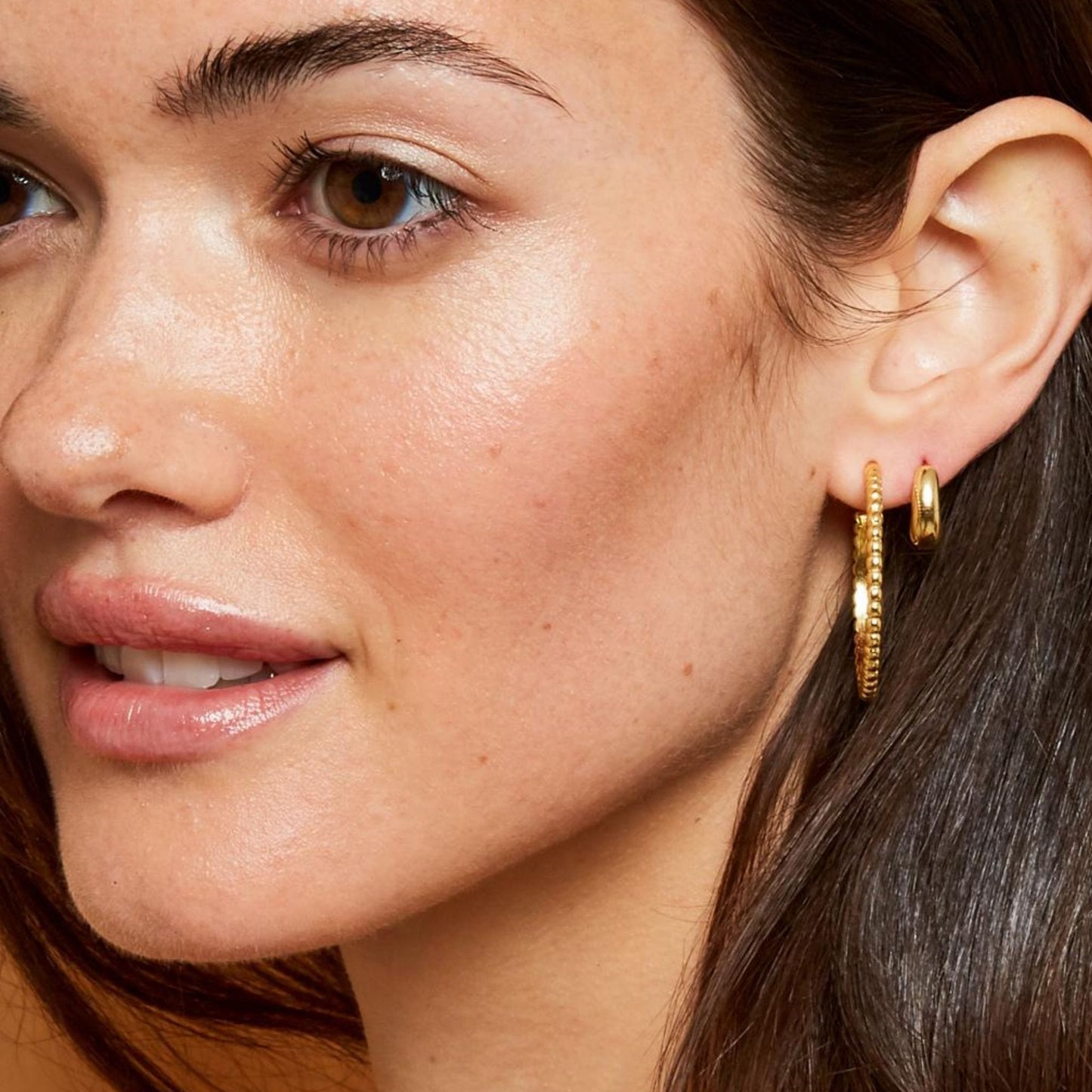 Small Huggie Hoop Earrings 12mm Gold 2 - Bowerbird Jewels - Online Jewellery Stores