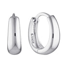 Small Tapering Huggie Earrings Silver 1 - Australian Jewellery Brand Bowerbird Jewels