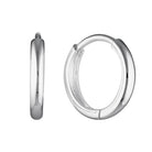 Small Huggie Hoop Earrings 12mm Silver 1 - Australian Jewellery Brand Bowerbird Jewels