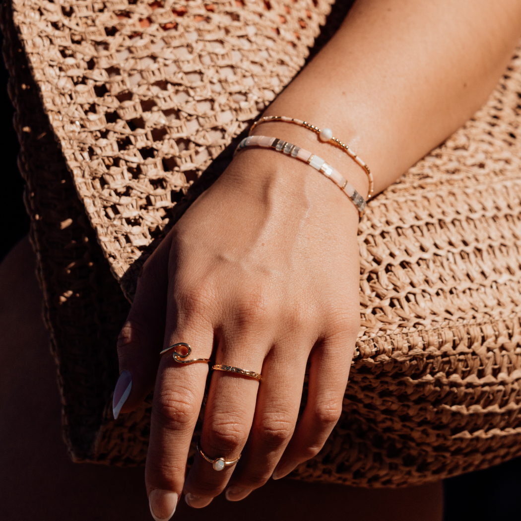 Stacking RIngs Gold 4 - Bowerbird Jewels - Online Jewellery Stores