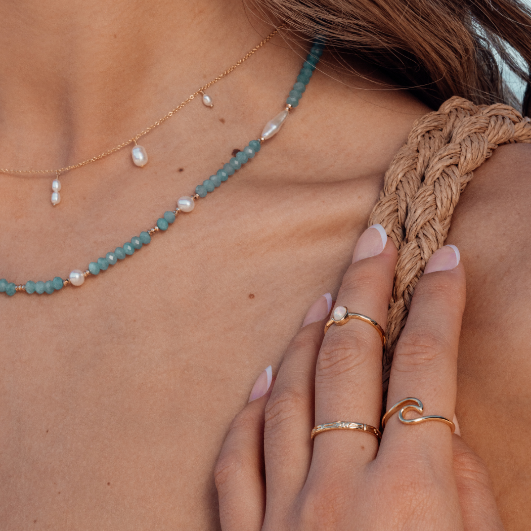 Stacking RIngs Gold 5 - Bowerbird Jewels - Online Jewellery Stores