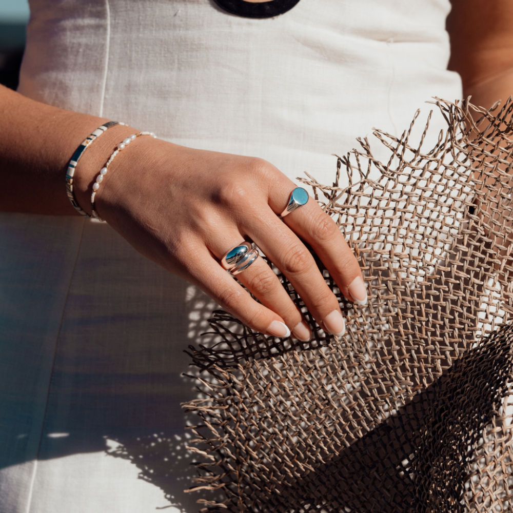 Stacking Ring Silver 1 - Bowerbird Jewels - Online Jewellery Store