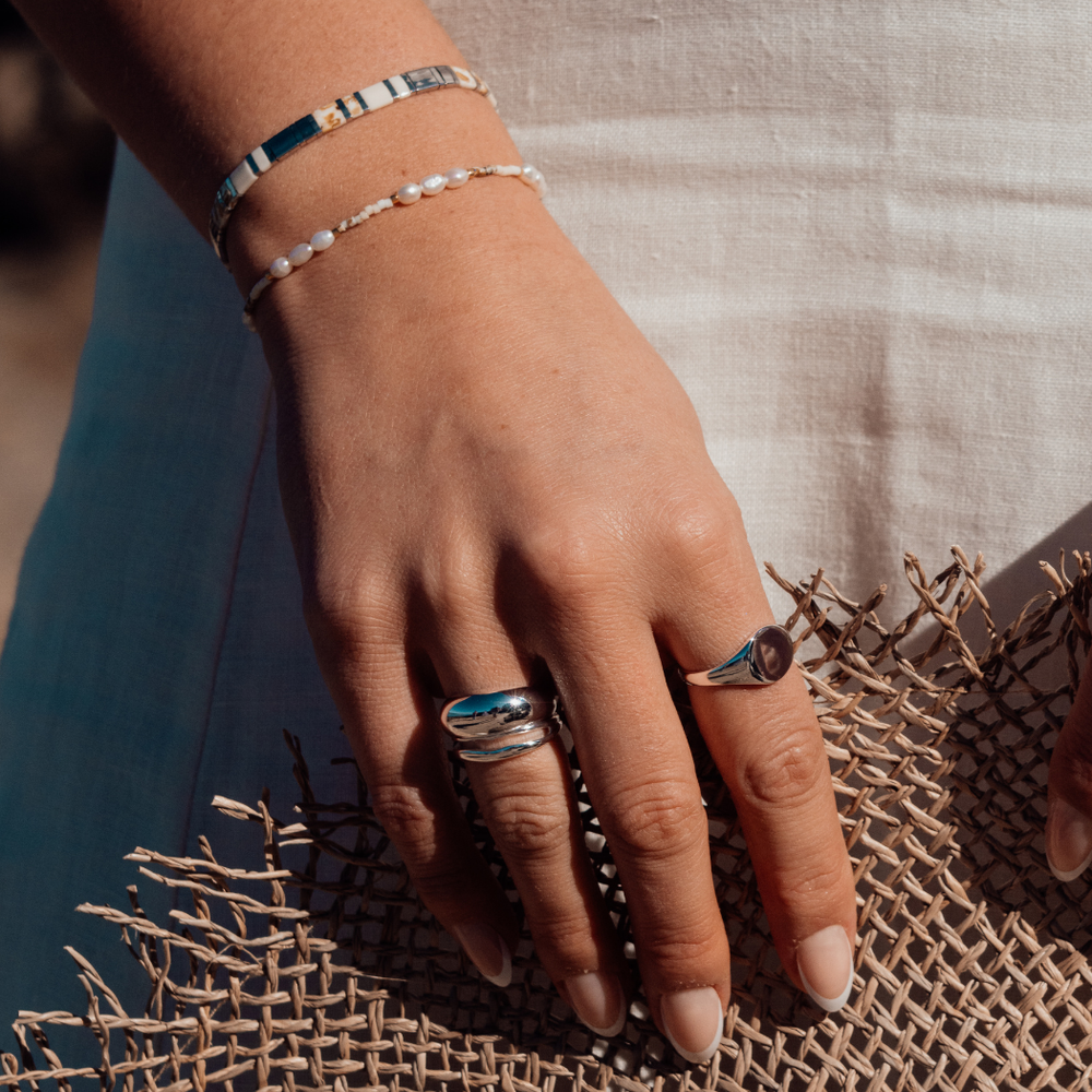 Stacking Rings Silver 1 - Bowerbird Jewels - Online Jewellery Store