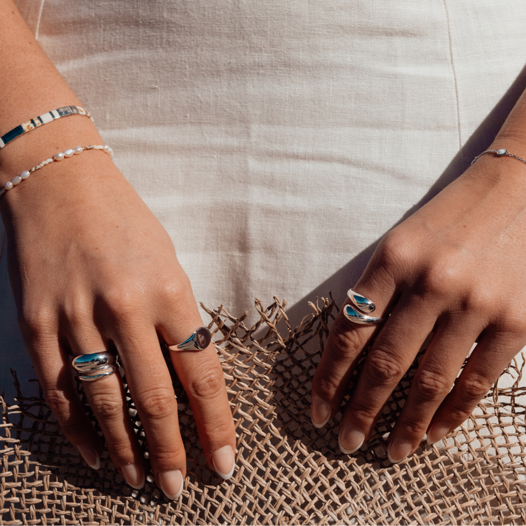 Stacking Rings Silver 9 - Bowerbird Jewels - Online Jewellery Store