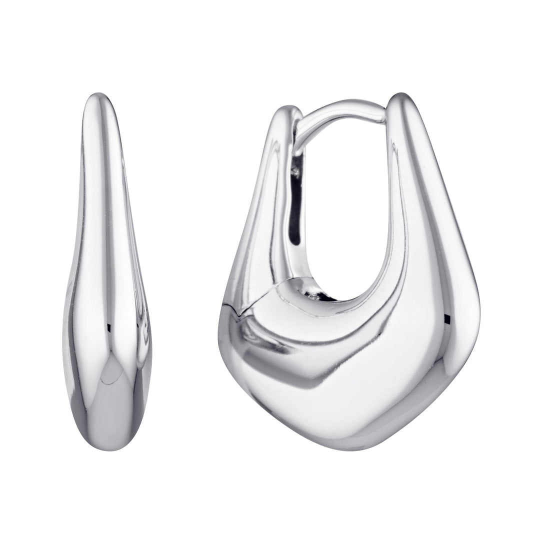 Veni Huggie Earrings Silver 1 - Australian Jewellery Brand Bowerbird Jewels