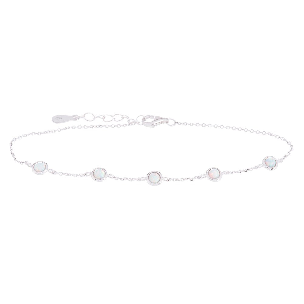 Ripples Opalite Bracelet Silver 1  - Bowerbird Jewels - Online Jewellery Stores