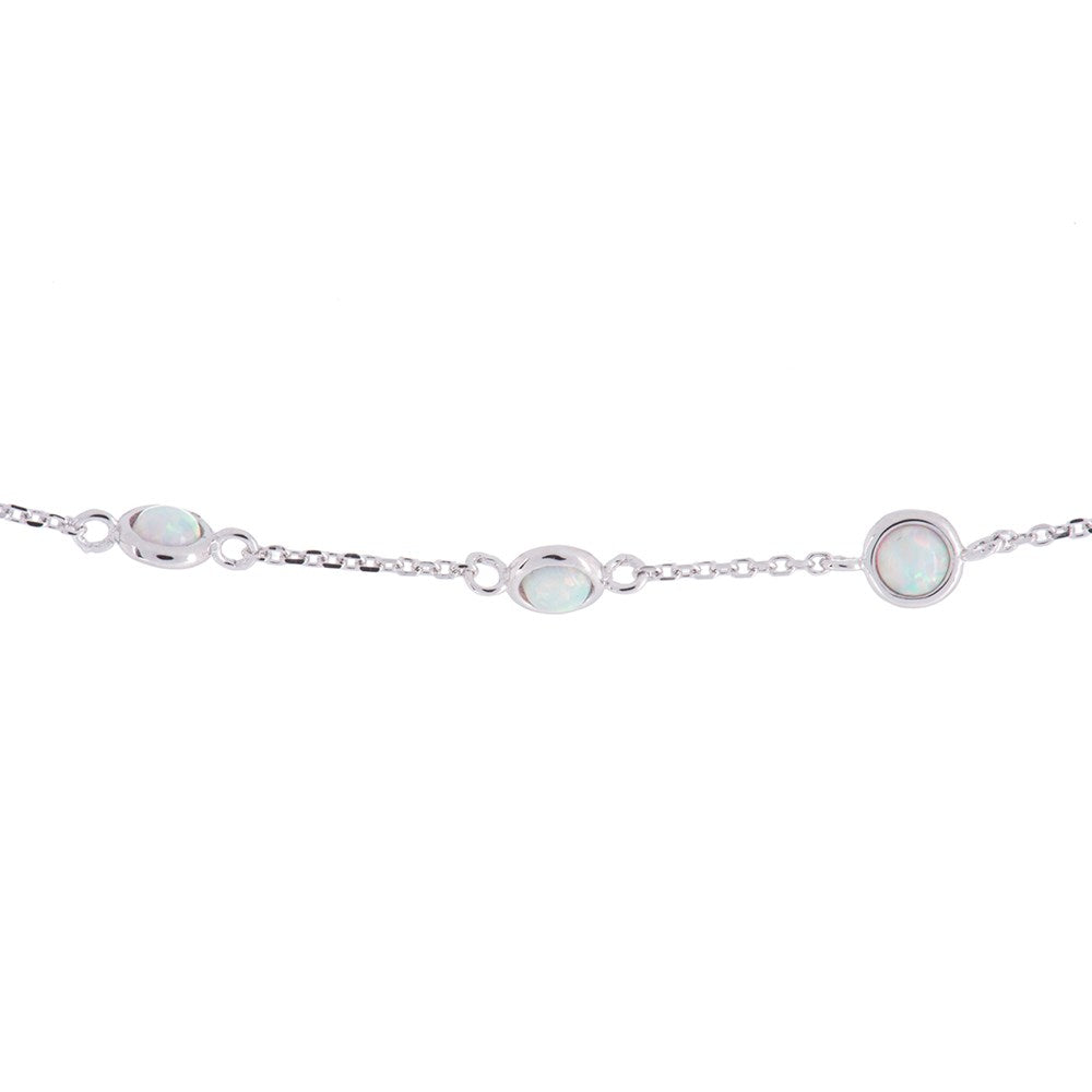 Ripples Opalite Bracelet Silver 3  - Bowerbird Jewels - Online Jewellery Stores