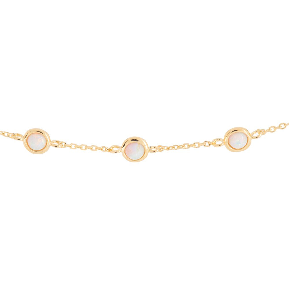 Ripples Opalite Bracelet Gold 3  - Bowerbird Jewels - Online Jewellery Stores