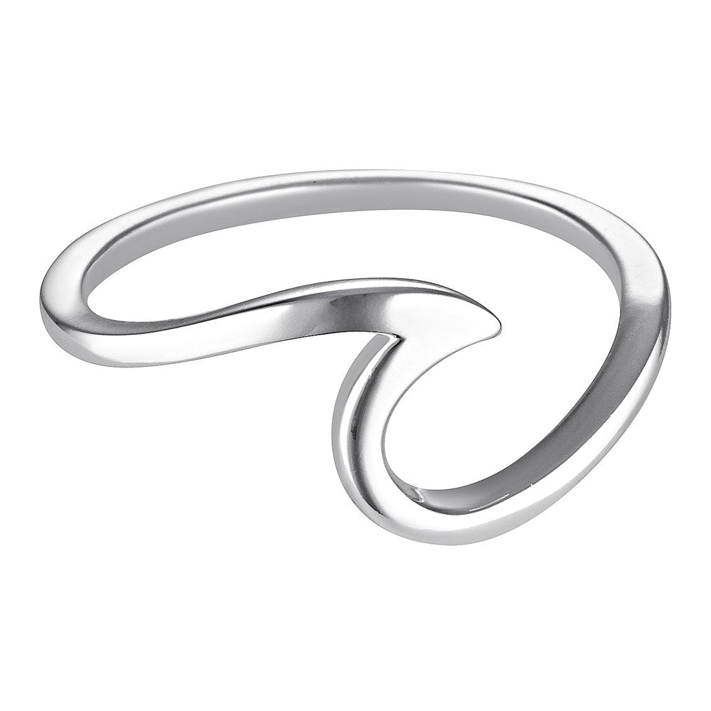 Sterling Silver Fine Wave Ring 3 - Bowerbird Jewels - Online Jewellery Stores