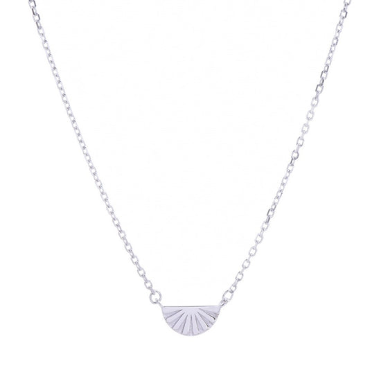 Rising Sun Pendant Silver 1  - Bowerbird Jewels - Online Jewellery Stores