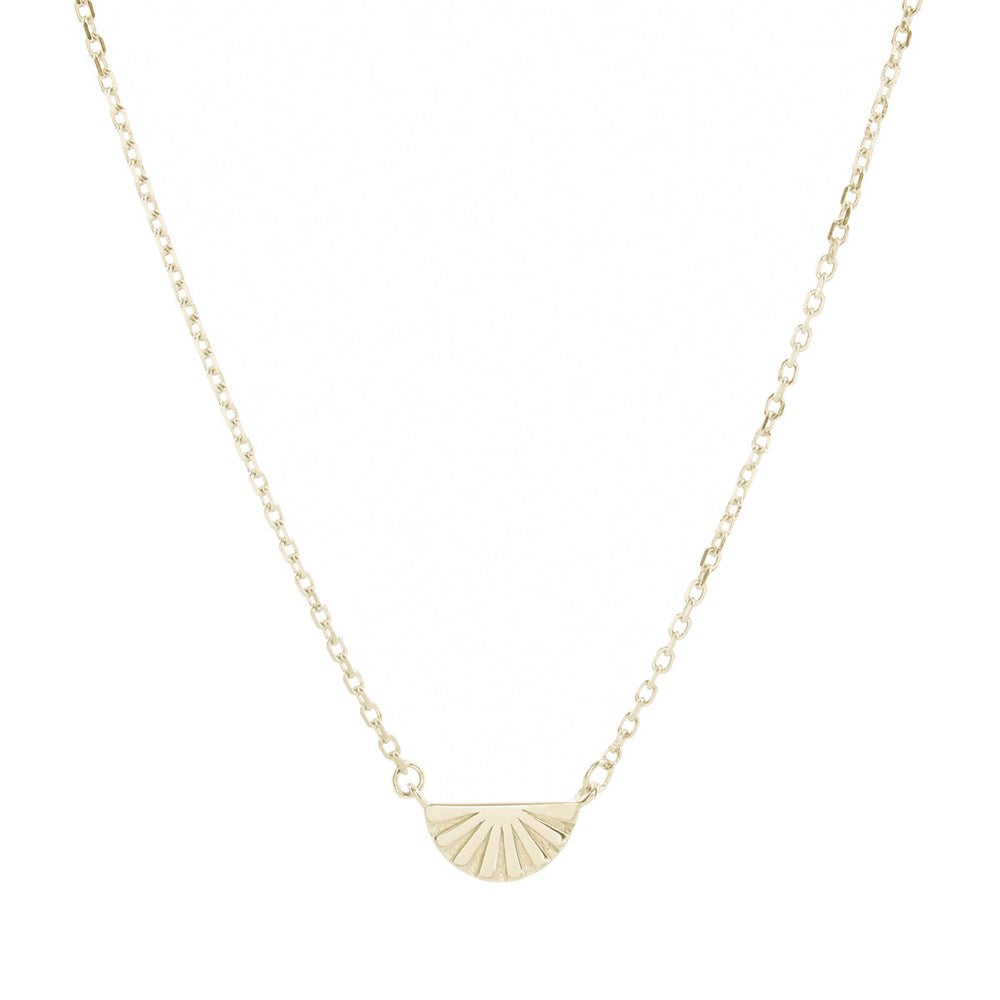 Rising Sun Pendant Gold   - Bowerbird Jewels - Online Jewellery Stores