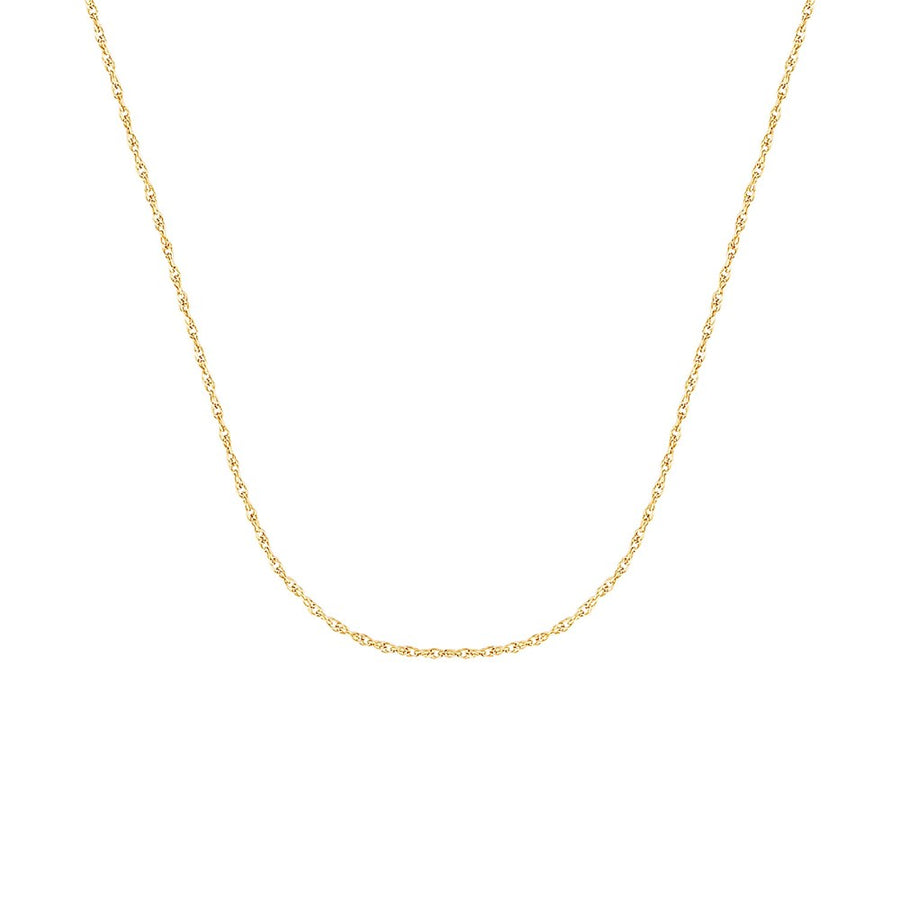 Gold Fine Rope Chain Necklace 1 - Bowerbird Jewels - Online Jewellery Stores