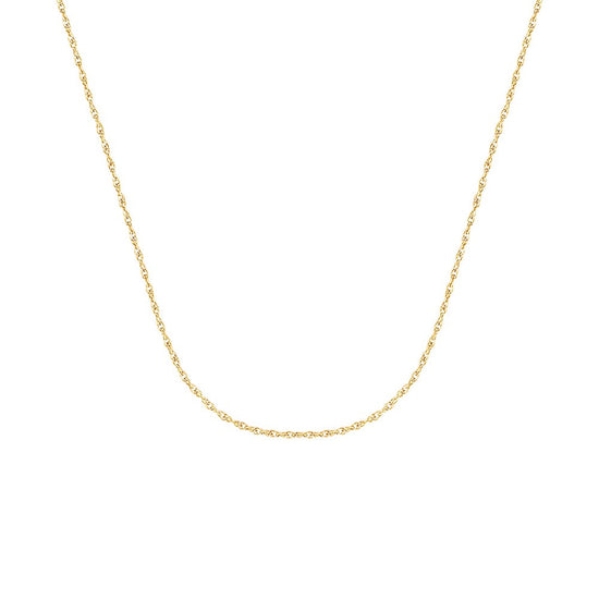 Gold Fine Rope Chain Necklace 1 - Bowerbird Jewels - Online Jewellery Stores