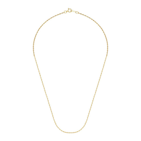 Gold Fine Rope Chain Necklace 3 - Bowerbird Jewels - Online Jewellery Stores