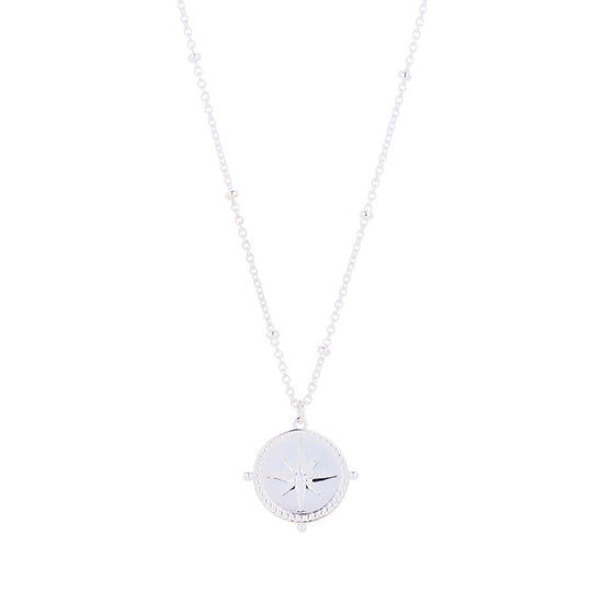 Load image into Gallery viewer, Compass of the Soul Necklace Silver - Bowerbird Jewels - Online Jewellery Stores
