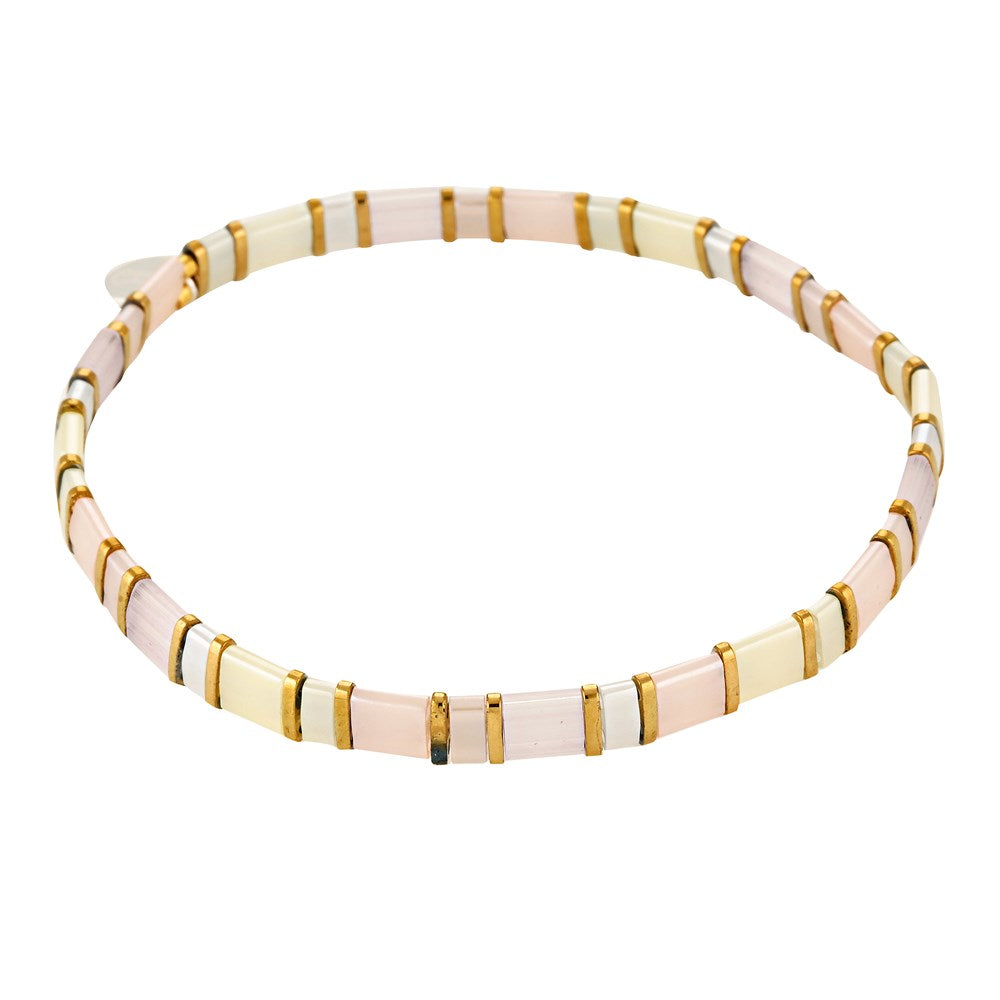 Mosaic Bracelets Latte - Bowerbird Jewels - Online Jewellery Stores