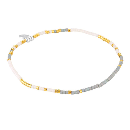 Indak Beaded Stacking Bracelet Periwinkle - Bowerbird Jewels - Online Jewellery Stores