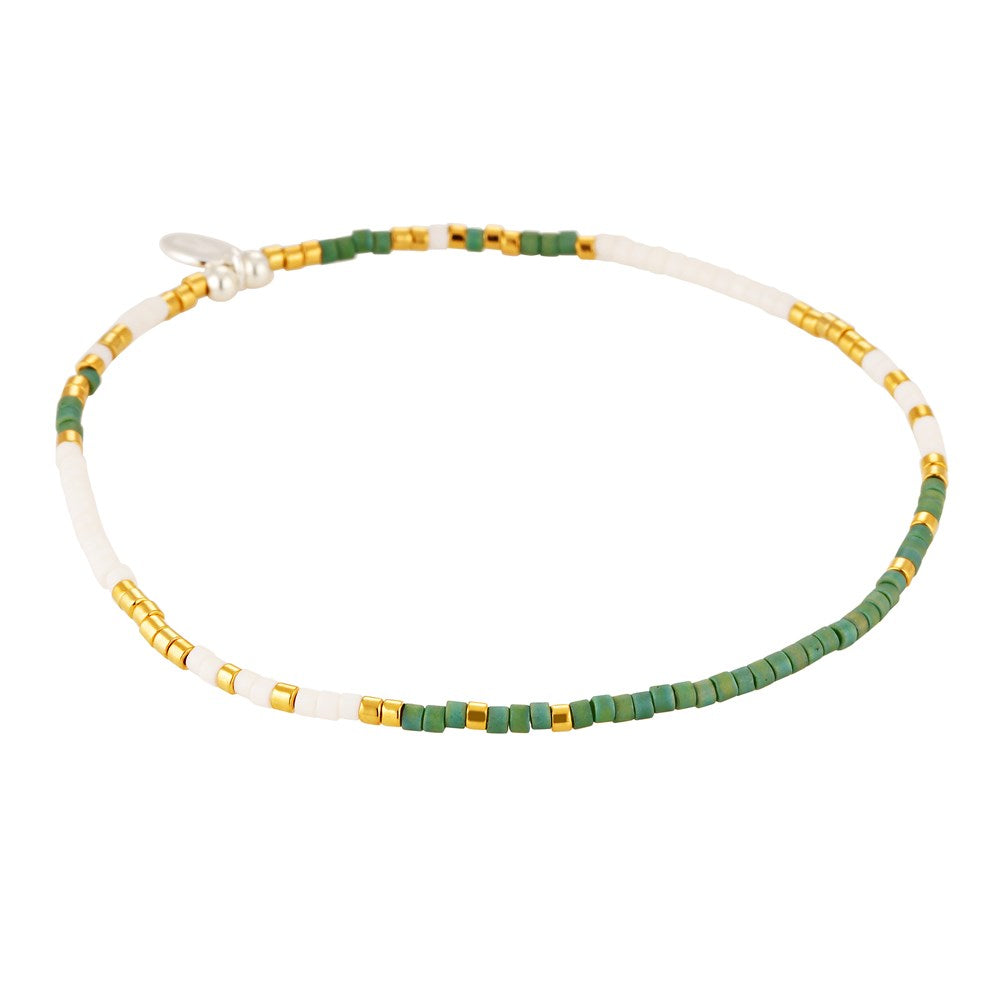 Indak Beaded Stacking Bracelet Juniper - Bowerbird Jewels - Online Jewellery Stores