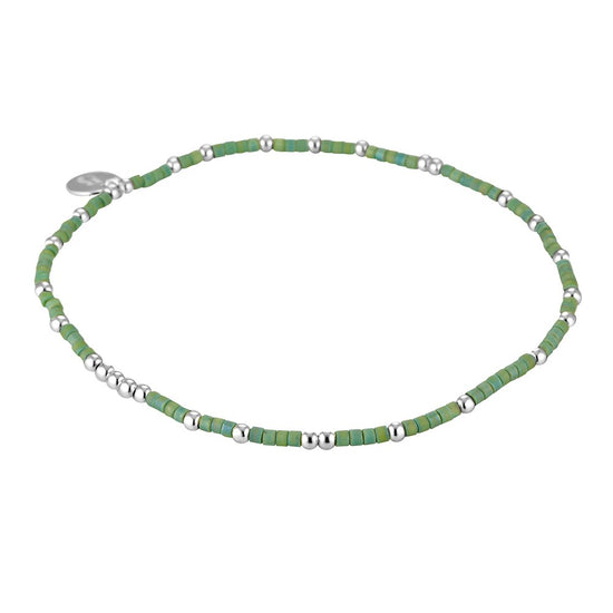 Kilig Beaded Stacking Bracelet Fern - Bowerbird Jewels - Online Jewellery Stores