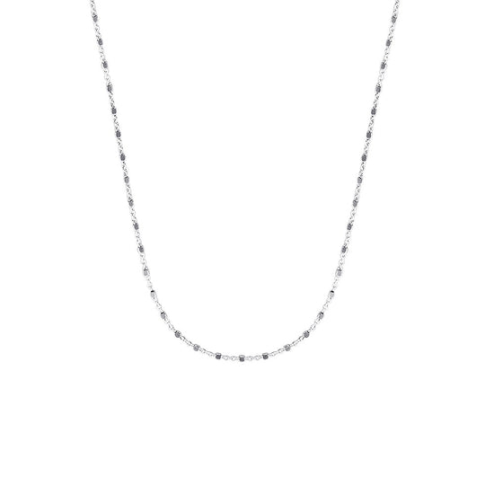 Sterling Silver Cube Satellite Chain 1 - Bowerbird Jewels - Online Jewellery Stores
