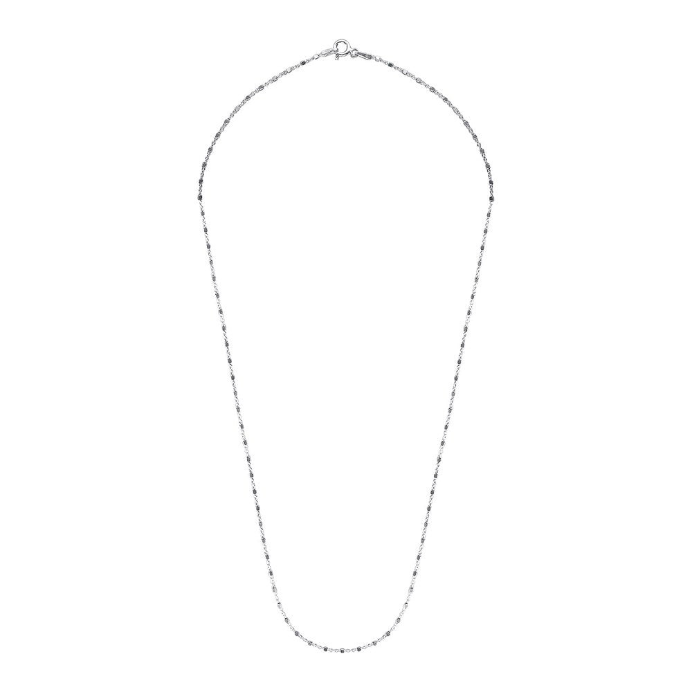Sterling Silver Cube Satellite Chain 2 - Bowerbird Jewels - Online Jewellery Stores