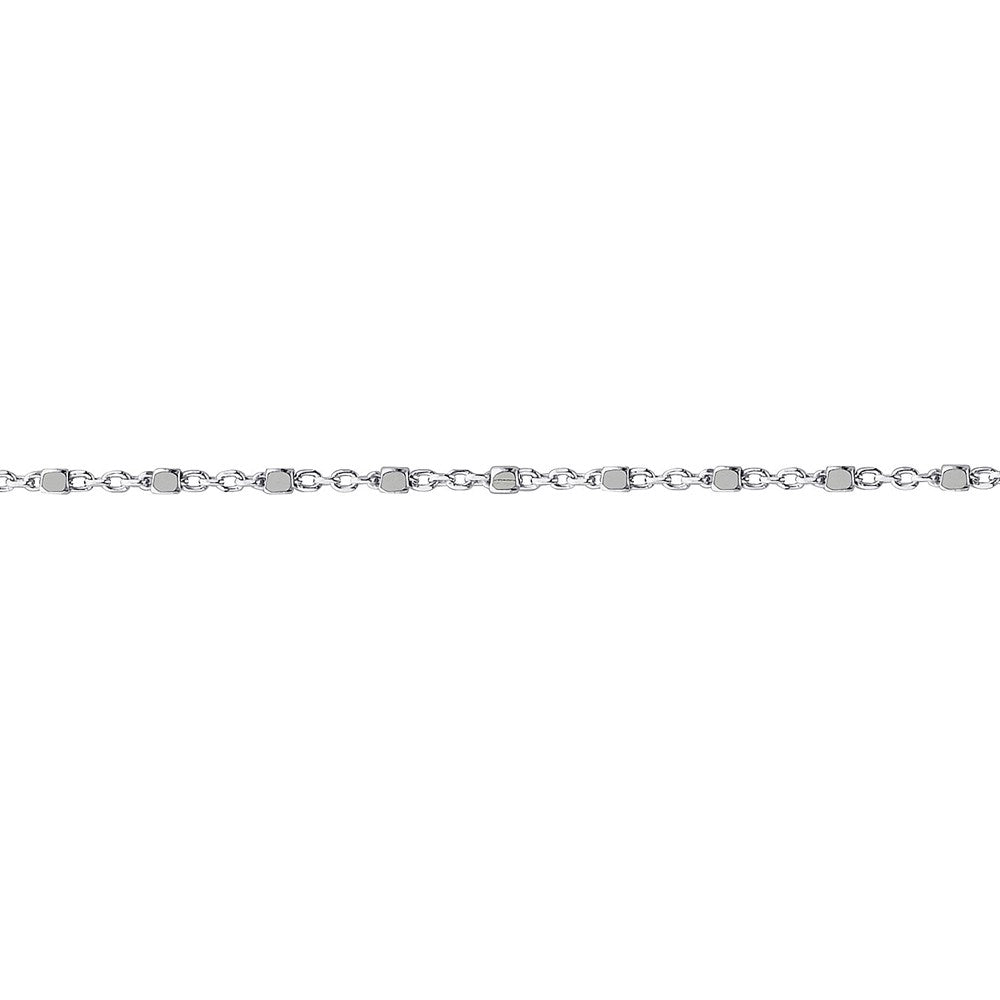 Sterling Silver Cube Satellite Chain 3 - Bowerbird Jewels - Online Jewellery Stores