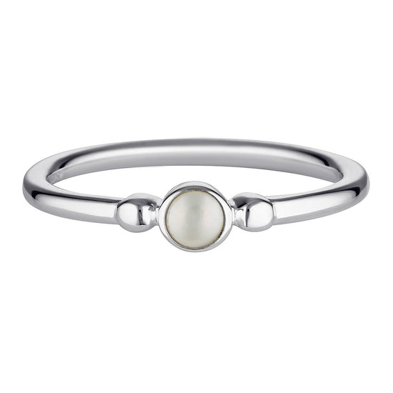 Sulet Silver Pearl Ring 1 - Bowerbird Jewels - Online Jewellery Stores